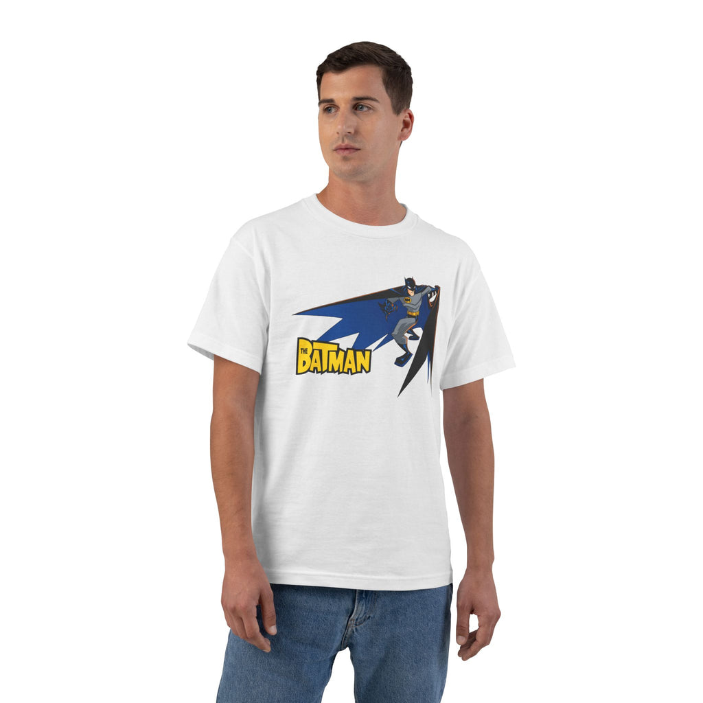 Batman logo with silhouette T-Shirt | comic hero tee - The Batman Animated