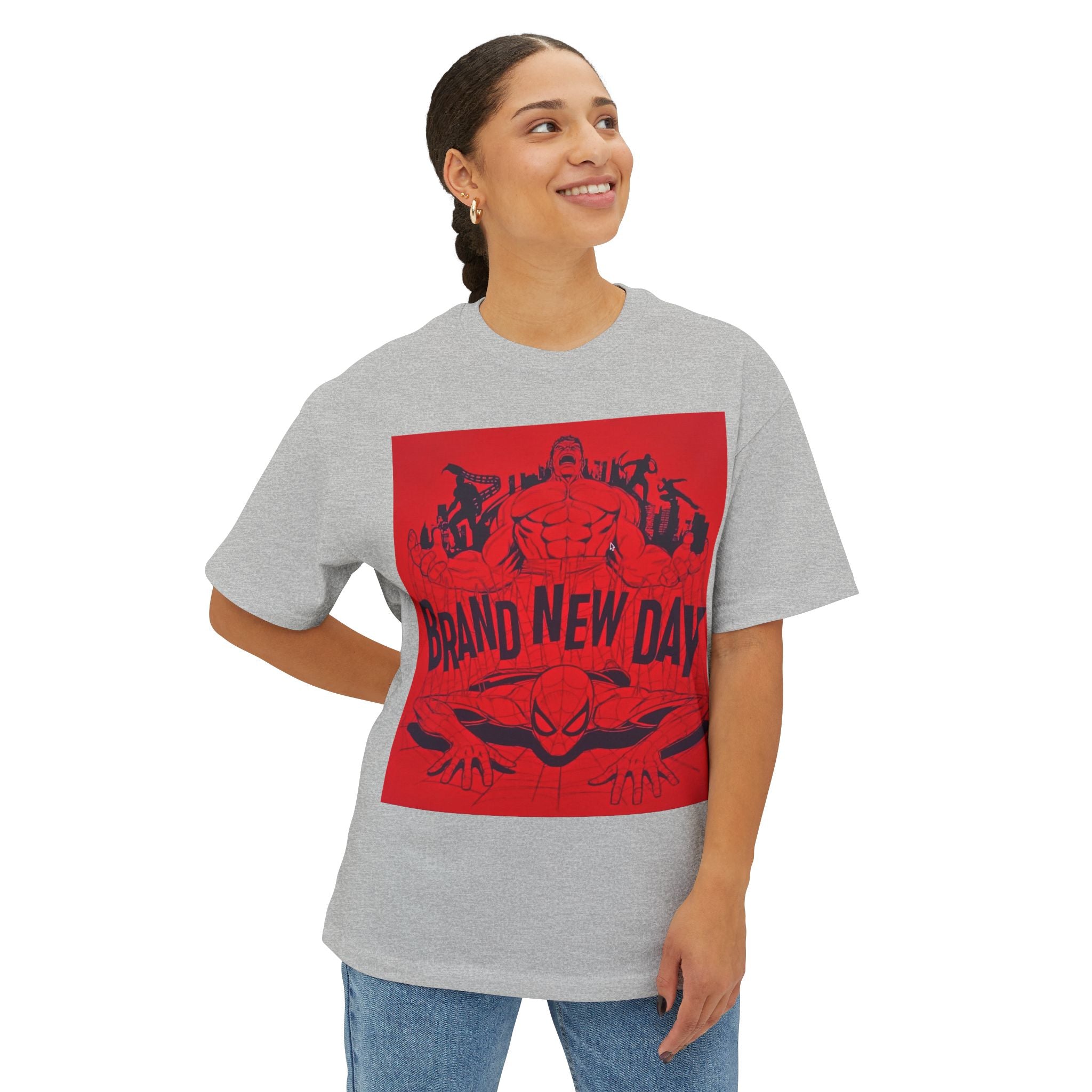 Brand New Day Spider-Man T-Shirt | Comic Graphic Tee - Hulk & Spider-man