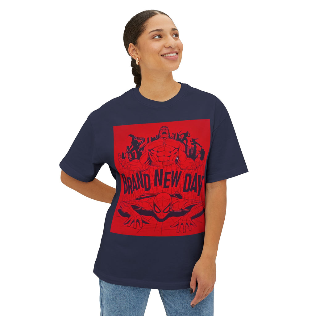 Brand New Day Spider-Man T-Shirt | Comic Graphic Tee - Hulk & Spider-man