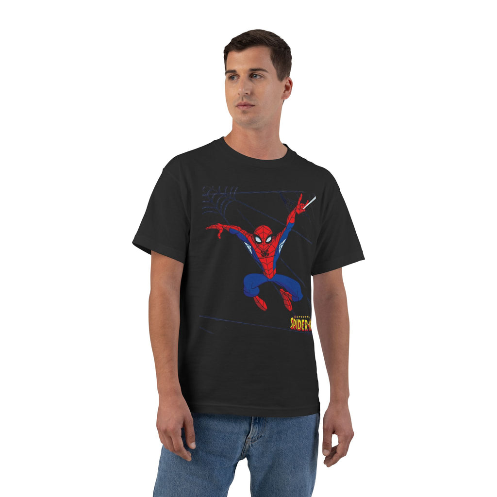 Spectacular Spider-Man Graphic Tee | Comic Web-Slinging Illustration T-Shirt - Animated Spidey