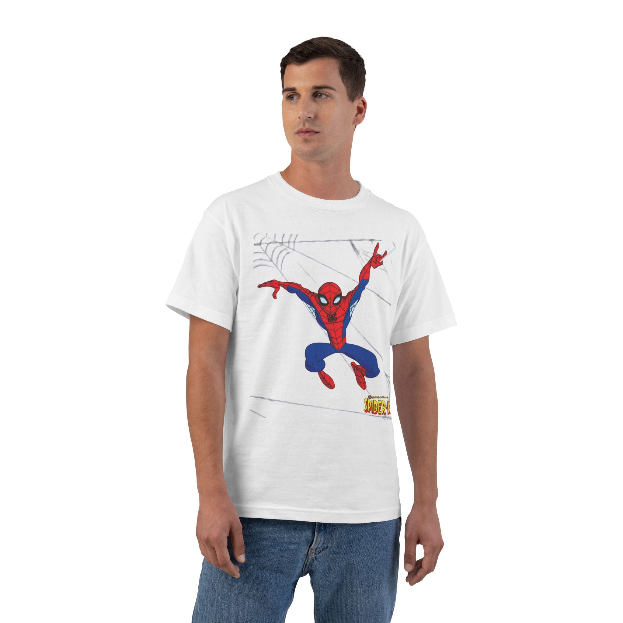Spectacular Spider-Man Graphic Tee | Comic Web-Slinging Illustration T-Shirt - Animated Spidey