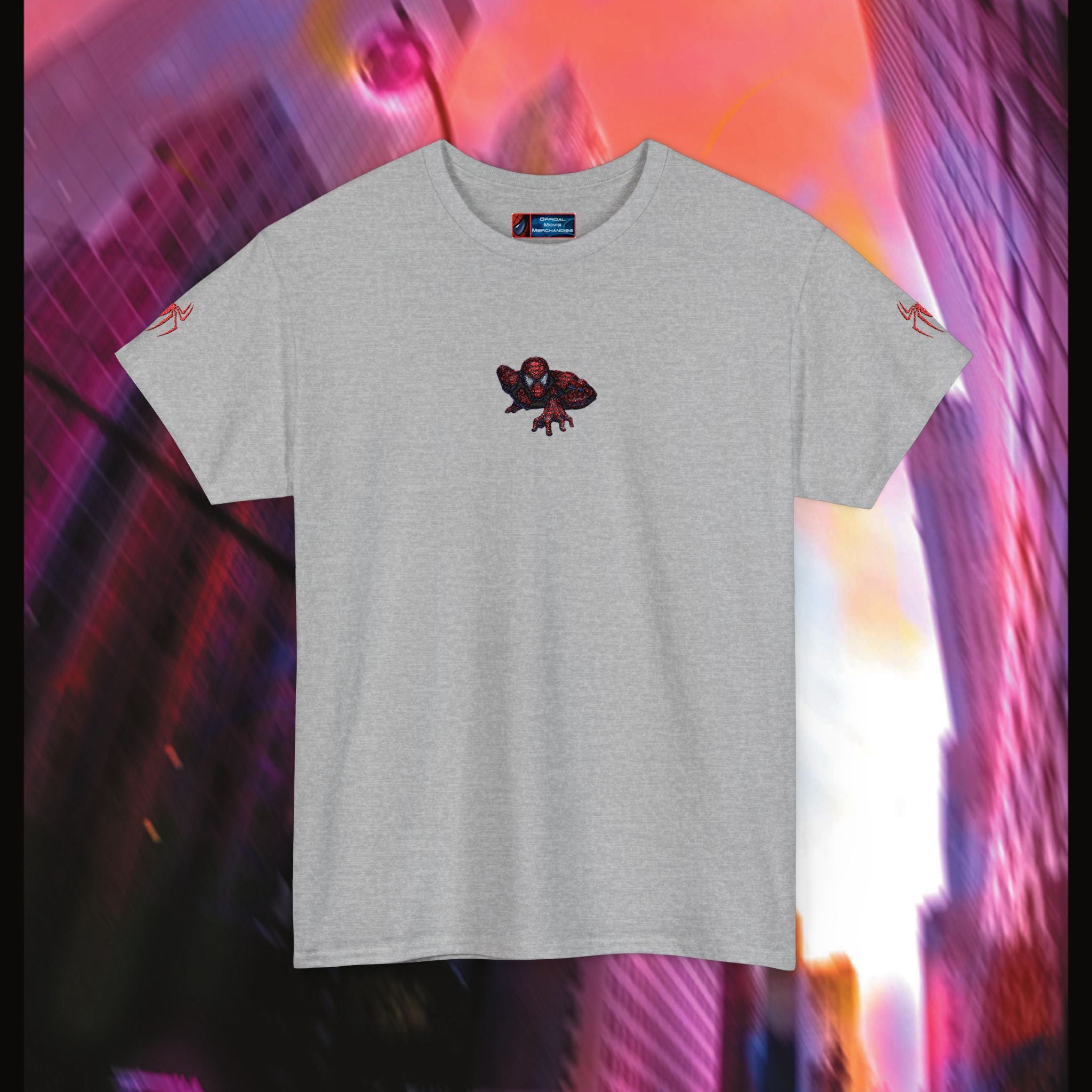 Embroidered Heavyweight Cotton Vintage 2002 Style Spider Tee