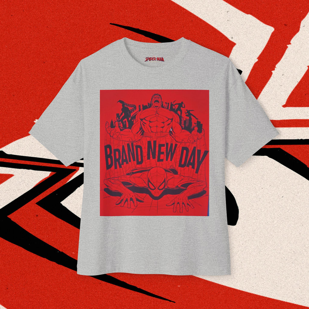 Brand New Day Spider-Man T-Shirt | Comic Graphic Tee - Hulk & Spider-man