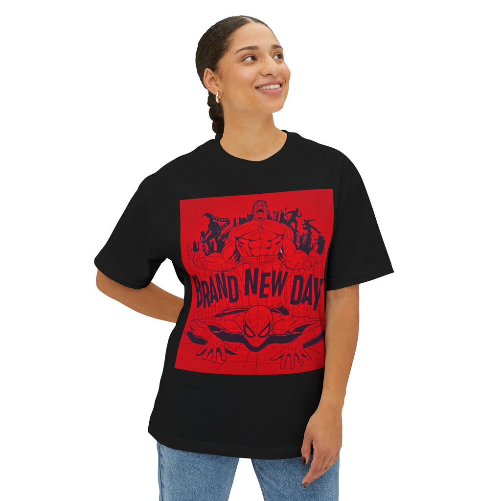 Brand New Day Spider-Man T-Shirt | Comic Graphic Tee - Hulk & Spider-man